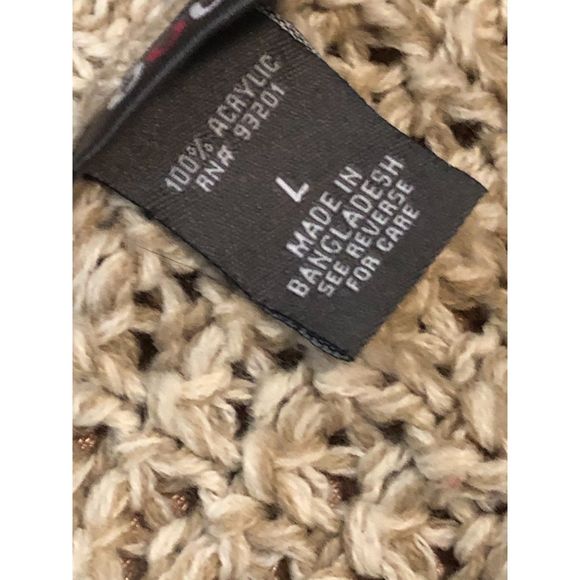 Dots Pullover Waffle Knit Sweater Size Large - Picture 3 of 3